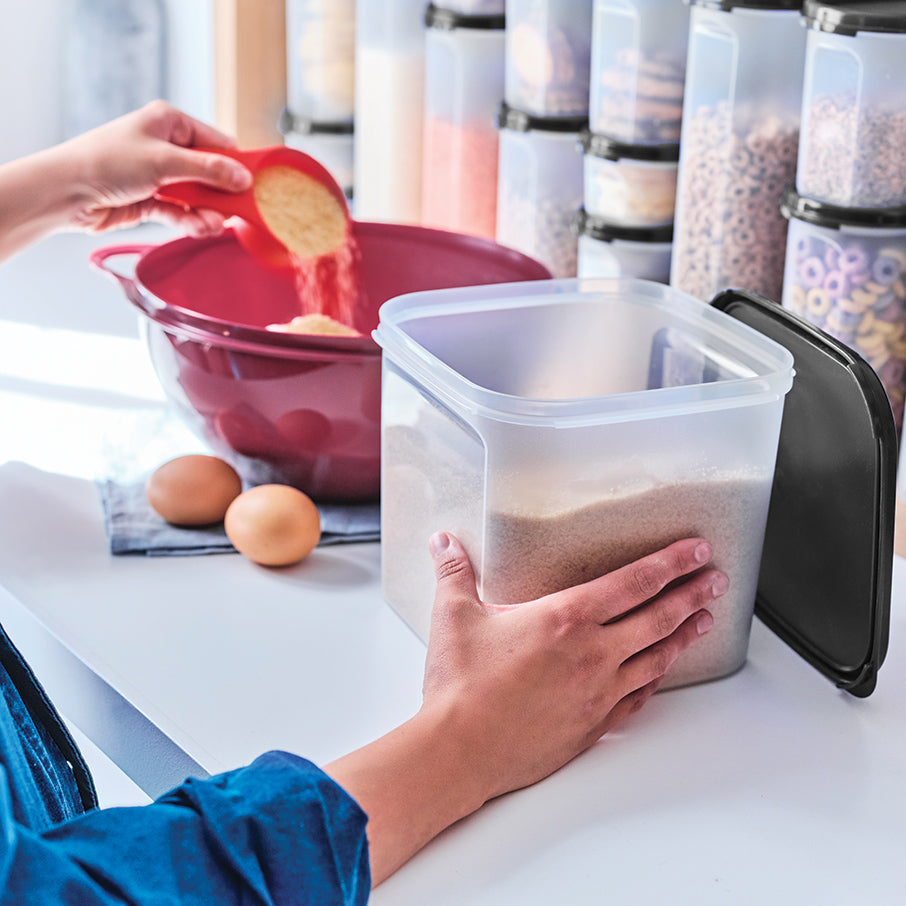 tupperware modular mates square 3 vorratsdose tiefschwarz