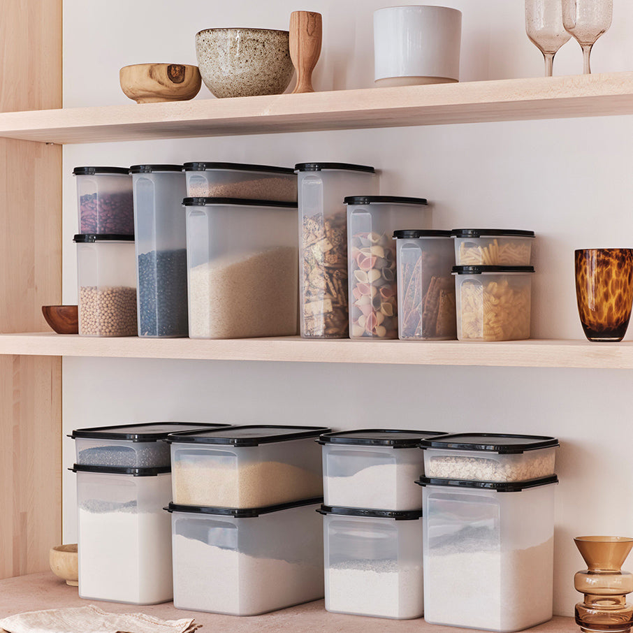 tupperware modular mates super oval 4 vorratsdose tiefschwarz