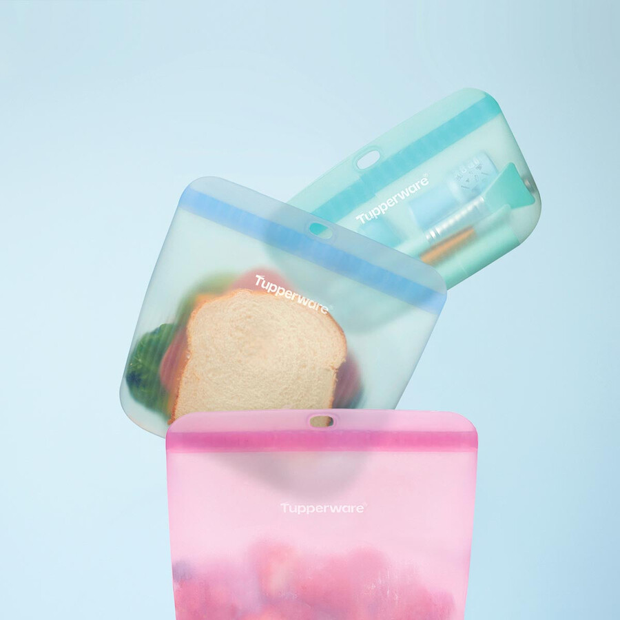 ultimative schlanke silikontasche mini transparenter farbton icelandic mist