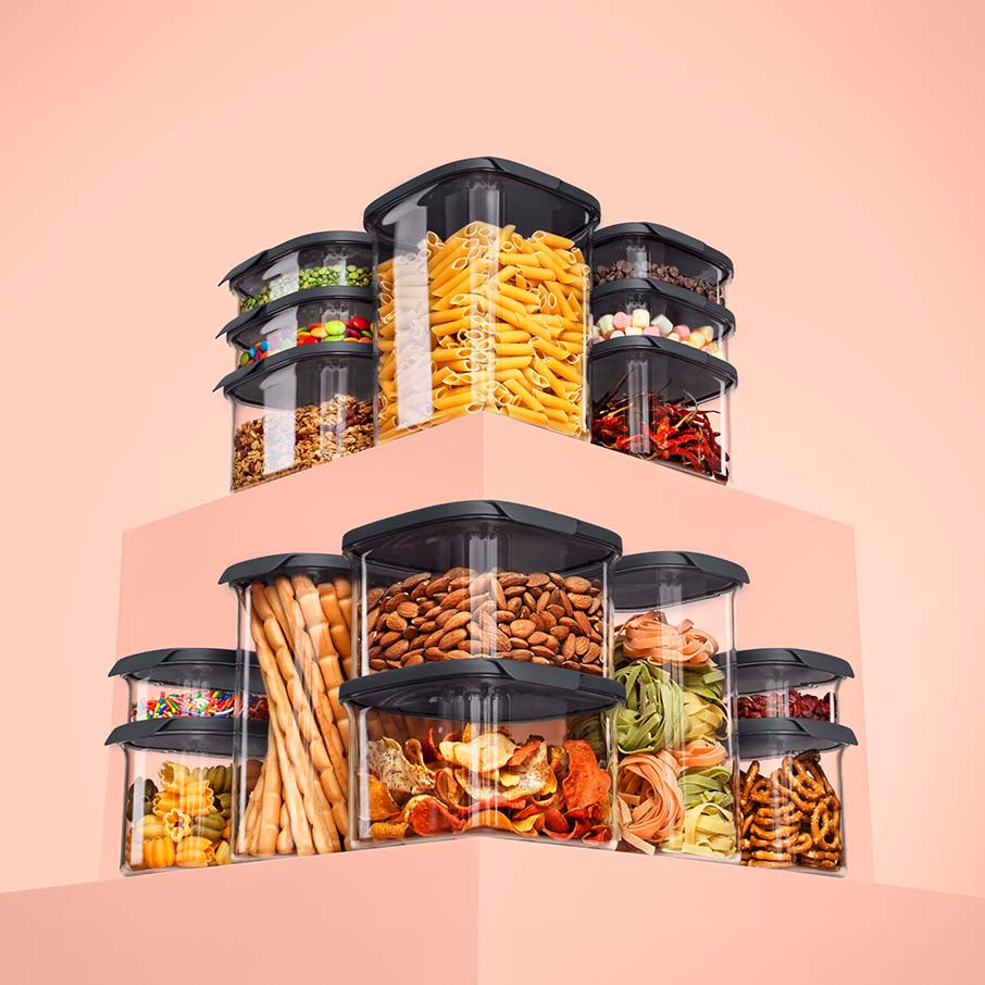tupperware ultra clear oval 9½ tassen 22 l cosmos verschluss