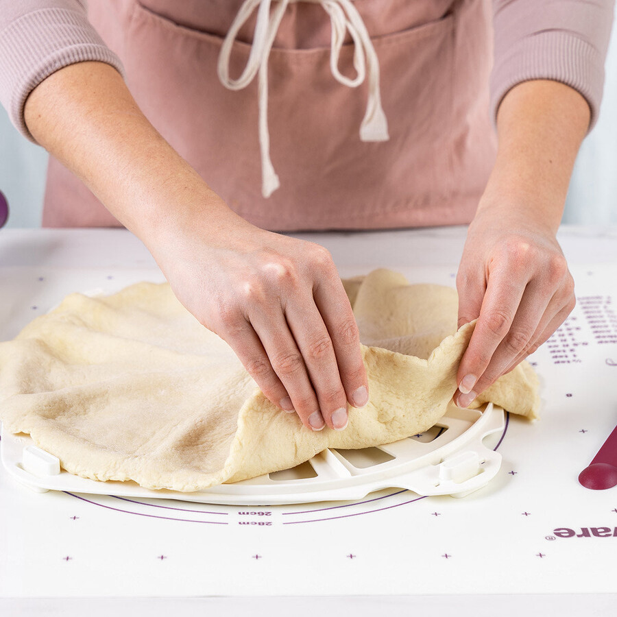 tupperware backblech rutschfeste matte mit messskalen