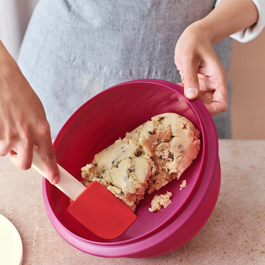 tupperware classic silikonspatel hitzebeständig und fleckenabweisend