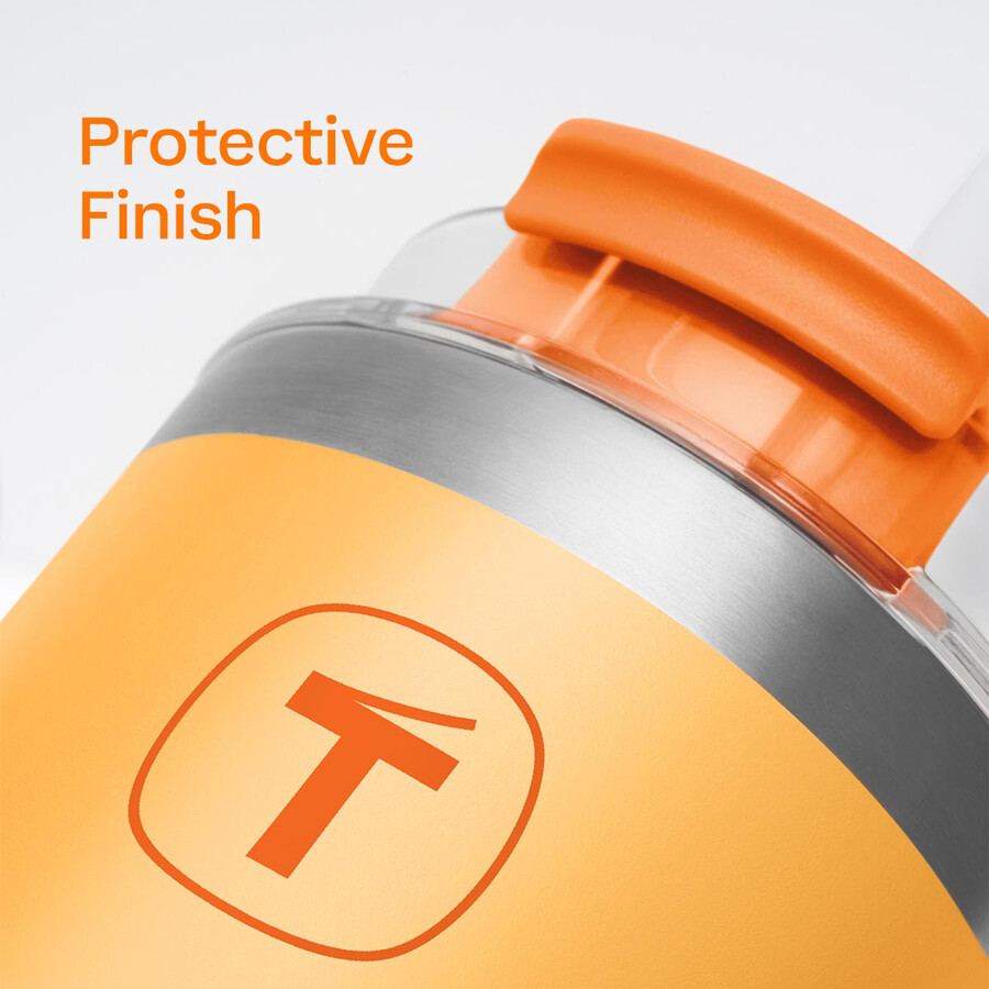tupperware big t becher 630 ml sunset-orange