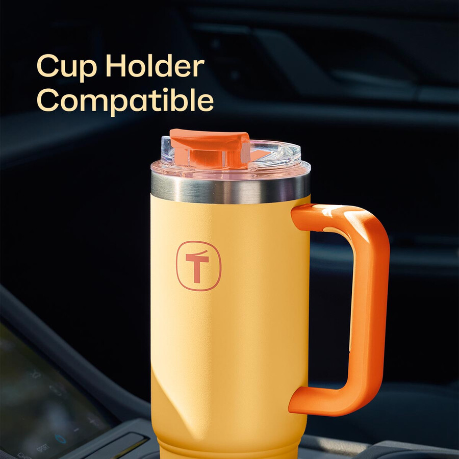 tupperware big t becher 11 l sunset-orange