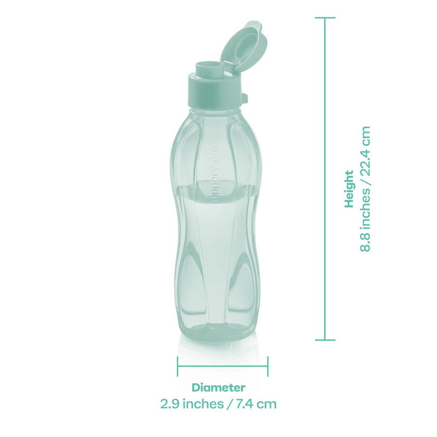 eco flasche klein aquamarin